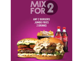HOB - House Of Burgers Mix For 2 Deal For Rs.1549/-